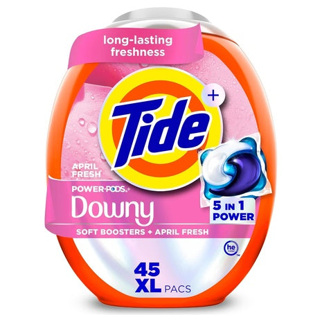 45 Tide XL Power PODs With Downy Soft Boosters