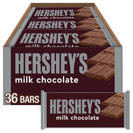 36 Hershey's Milk Chocolate Candy Bars