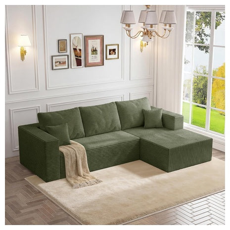 Iccequee 108" 4-in-1 L-Shape Modular Sectional Sofa