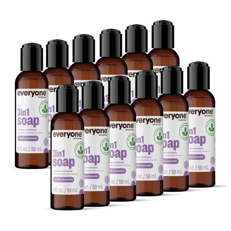 12-Pack 2 Ounce Everyone 3-in-1 Soap Body Wash