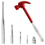 6-in-1 Multitool Mini Hammer & Screwdriver Set