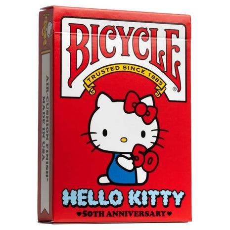 Limited Edition Bicycle Hello Kitty 50th Anniversary Playing Cards