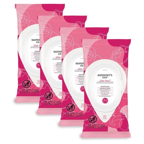 Targeted: 128 Summer’s Eve Sheer Floral Feminine Wipes