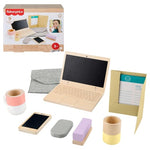 Fisher-Price Wood Work-From-Home Playset (9 Pieces)