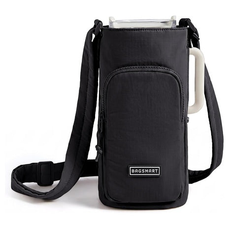 40-oz Bagsmart Quilted Magnetic Crossbody Water Bottle Bag