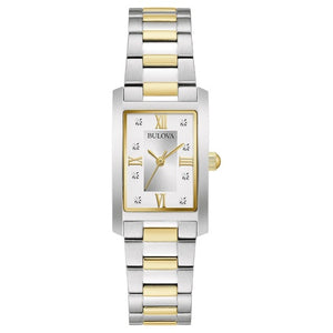 Bulova Ladies' Classic Diamond Two-Tone Stainless Steel