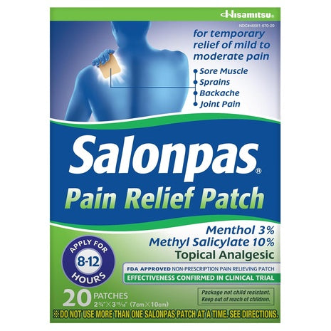 20 Salonpas Pain Relief Patches