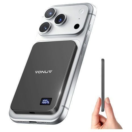 5000mAh 15W Ultra Slim Magnetic Wireless Portable Charger