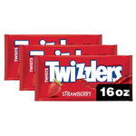 3 Bags of Twists Strawberry Flavored Licorice