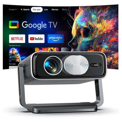 2500ANSI 4K Smart Mini Projector With Auto Focus & Keystone