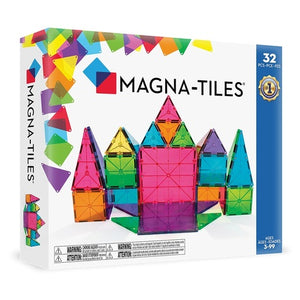 MAGNA-TILES Classic 32-Piece Magnetic Construction Set