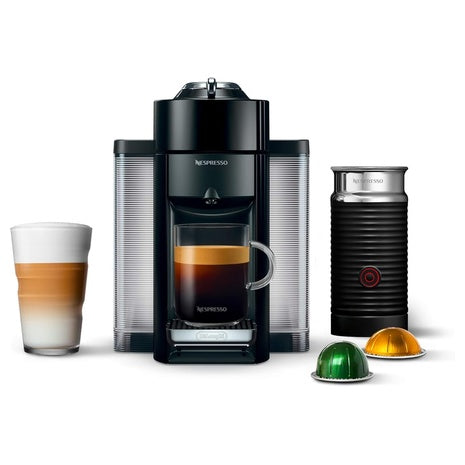 De'Longhii Nespresso Vertuo Coffee and Espresso Maker w/ Aeroccino Milk Frother