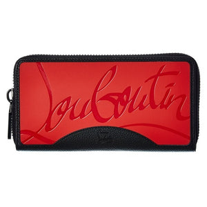 Christian Louboutin Panettone Sole Leather Zip Around Wallet