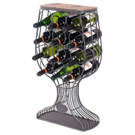 Wine Rack with Cork Holder