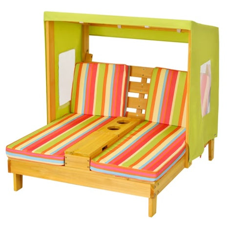 Costway Kids Double Chaise Patio Lounge Chair