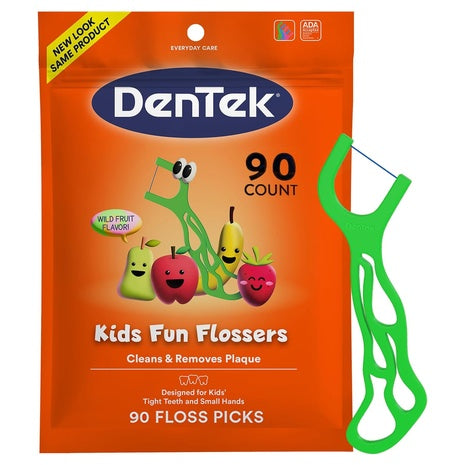 90-Count DenTek Kids Fun Flossers (Wild Fruit)