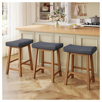 3-Pack Yaheetech 24" Counter Height Bar Stools