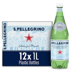 12-Pack S.Pellegrino Sparkling Natural Mineral Water (33.8oz)