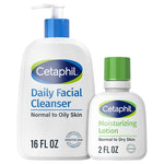 Cetaphil Daily Facial Cleanser & Moisturizing Lotion Bundle