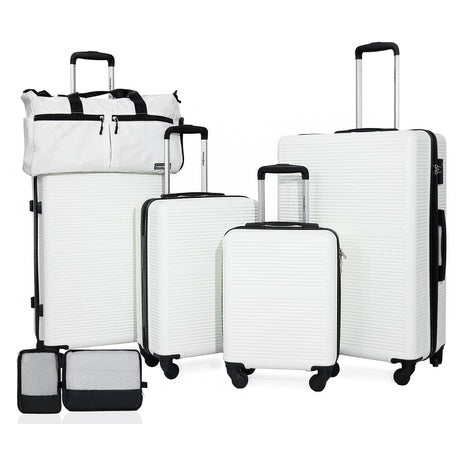 7-Piece Hardside Luggage Sets with TSA Locks (5 Colors)