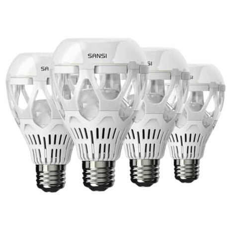4-Pack SANSI 200 Watt 3000 Lumens Equivalent LED Light Bulb