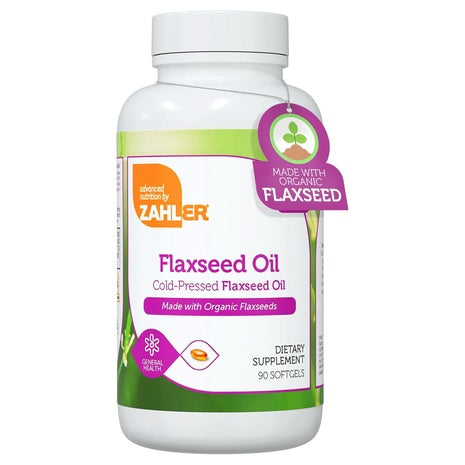 90 Zahler Organic Flaxseed Oil Softgels