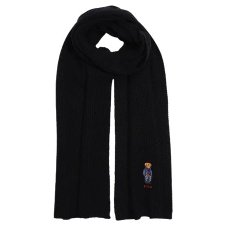 Polo Ralph Lauren Men's Solid Denim Bear Scarf