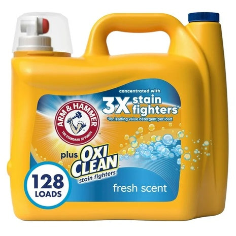 128 Load Arm & Hammer Plus OxiClean Stain Fighters