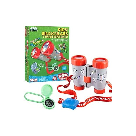 Wondery Kids Binoculars & Nature Explorer STEM Kit
