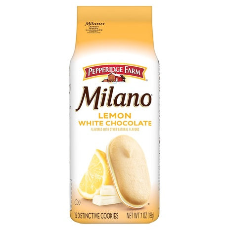 Milano White Chocolate Lemon Cookies (7oz - OU-D)