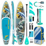 TIDETREK 11'/11ƌ" X 33"/34" X 6" Inflatable SUP Paddle Board