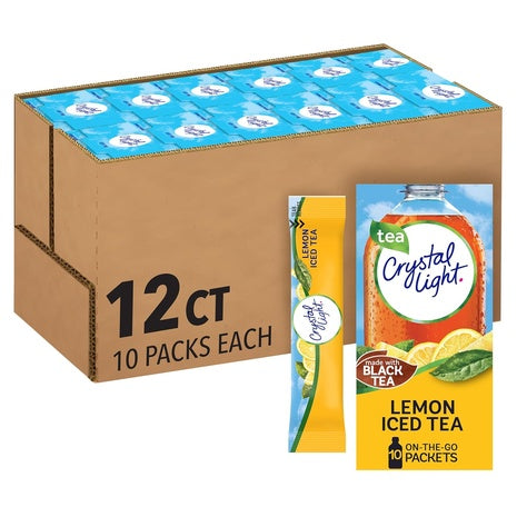 120 Crystal Light Lemon Iced Tea Drink Mix Packets