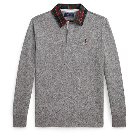 Polo Ralph Lauren Boys Plaid Rugby Polo Shirt