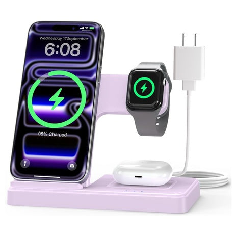 GETPALS 3-in-1 Wireless Charger Stand