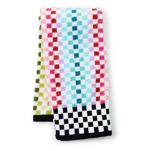 Rainbow Check Hand Towel