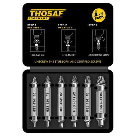 Damaged Screw Extractor Set