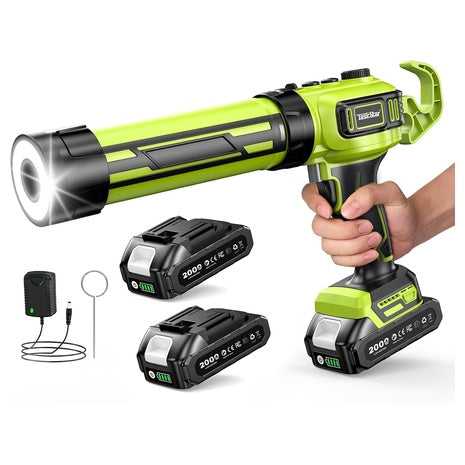 Taskstar Electric Brushless Caulking Gun With 2 X 2.0Ah Batteries