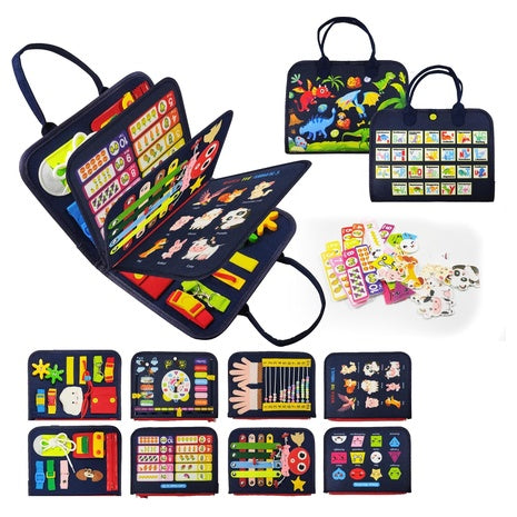 Montessori Multi-Functional Activity Busy Board