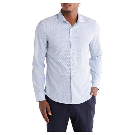 Denim And Flower Men's Circles Button-Up Shirt