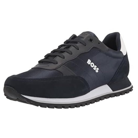 BOSS Parkour Runn Sneakers With Faux-Leather Trims