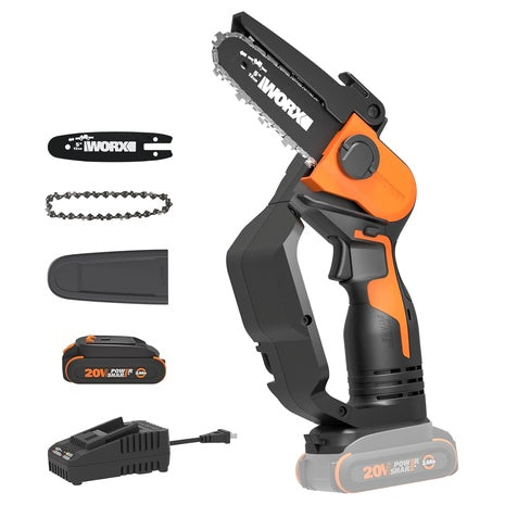 Worx 20V 5" Mini Cordless Chainsaw