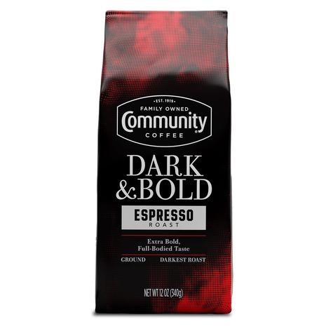 12oz Community Coffee Dark & Bold Espresso Roast