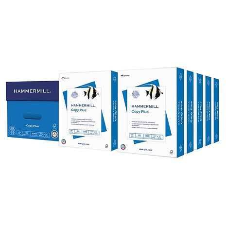 5,000 Sheets Of Hammermill Copy Plus Paper