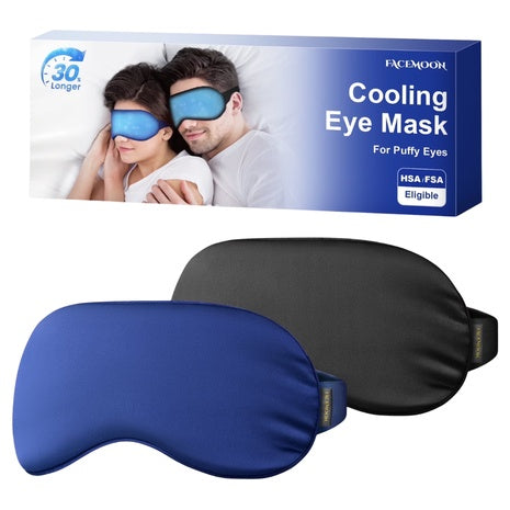 2-Pack Puffy Eyes & Migraines Swelling Relief Cooling Eye Mask
