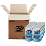 12 Rolls Nicky Super Shine Multipurpose 3-Ply Paper Towels
