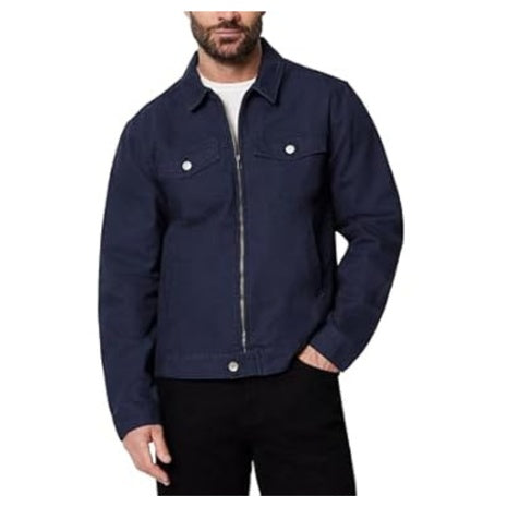 Amazon Essentials Men's Cotton Canvas Trucker Jacket (4 Colors)