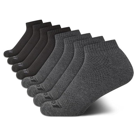 8-Pack Boys' Moisture Wicking Cushioned Athletic Quarter Socks