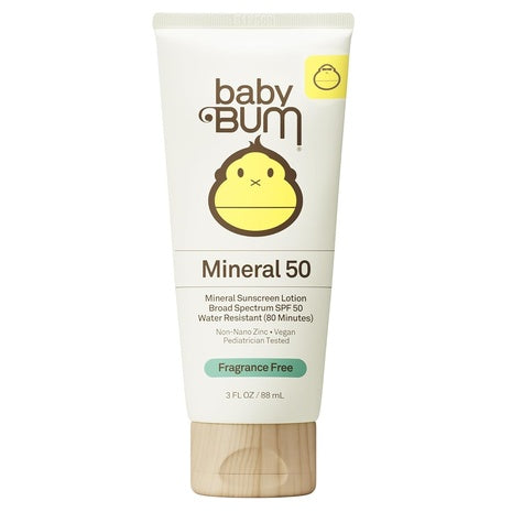 Baby Bum SPF 50 Mineral Sunscreen Lotion (3oz)
