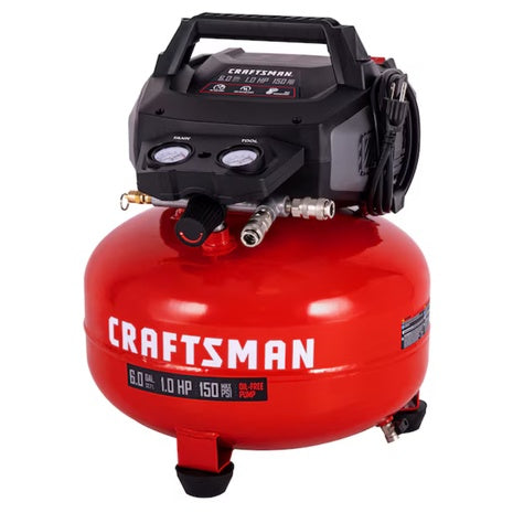 Craftsman 6-Gallon Portable Electric 150 PSI Pancake Air Compressor