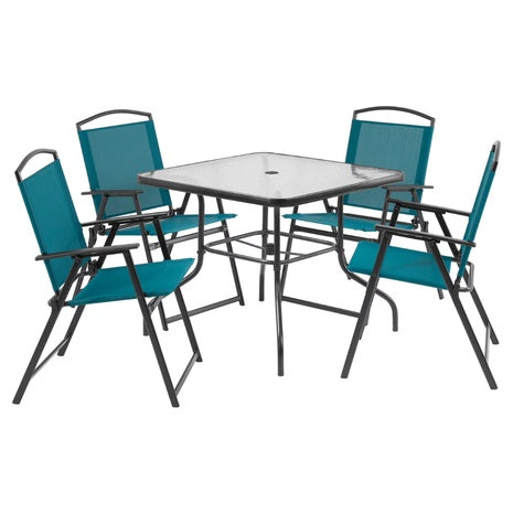 5-Piece Mainstays Albany Lane Steel Outdoor Patio Dining Set